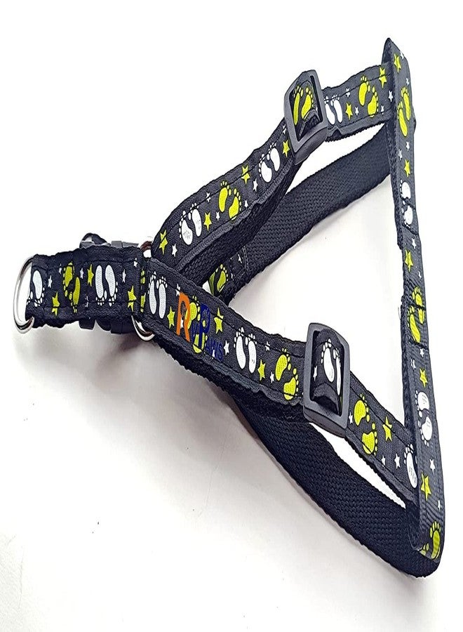 Pups&Pets Puppies Adjustable 15MM Nylon Harness and Leash Set | Attractive Print and Color Design Harness with Leash | Harness and Leash Set for Small & Medium Dog - (Color May Vary, 0.5Inch) - Image 4